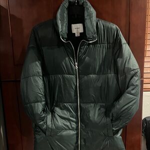 Old Navy Forest Green Quilted Jacket